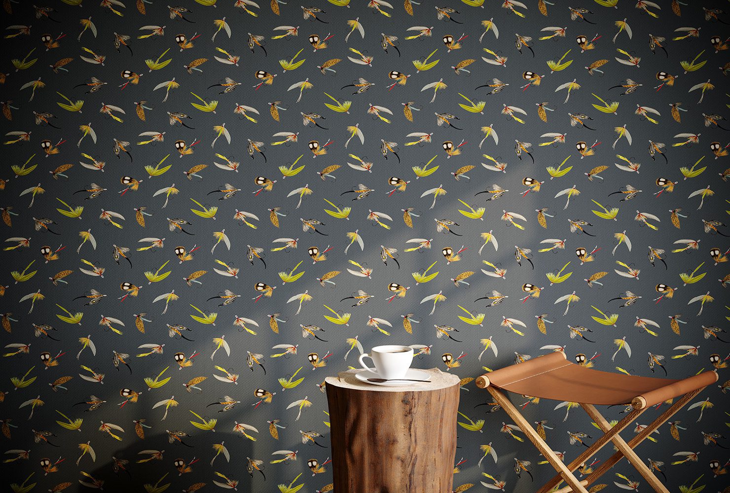 Checker Grasscloth Wallpaper - Hand-Drawn Design with Nostalgic Colors